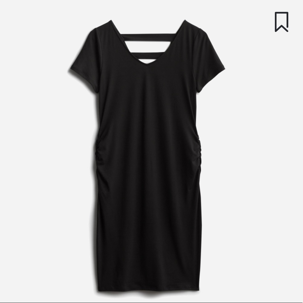 Full Moon Sophie Maternity Back Detail Knot Dress